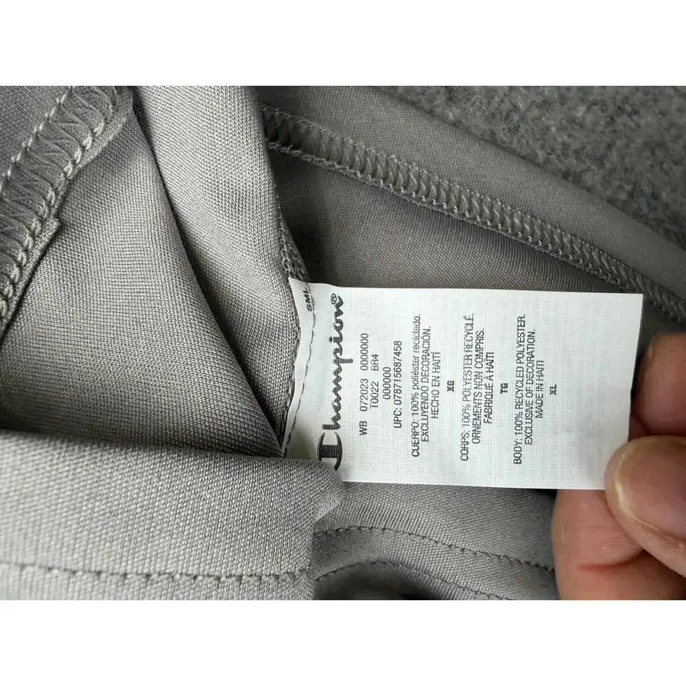 Champion Men's XL Gray Polyester Quick‎ Dry Performance Activewear Shirt - Picture 4 of 6